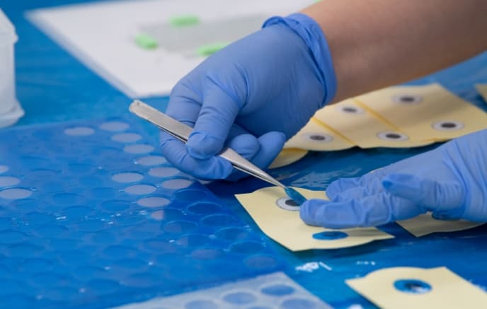 精密センサーの写真